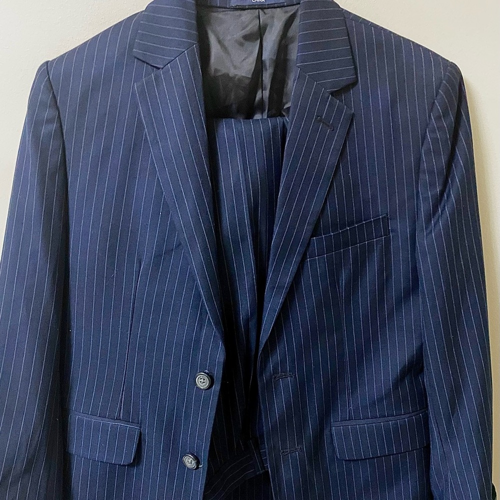 Nautica 2 piece navy blue blazer & trouser